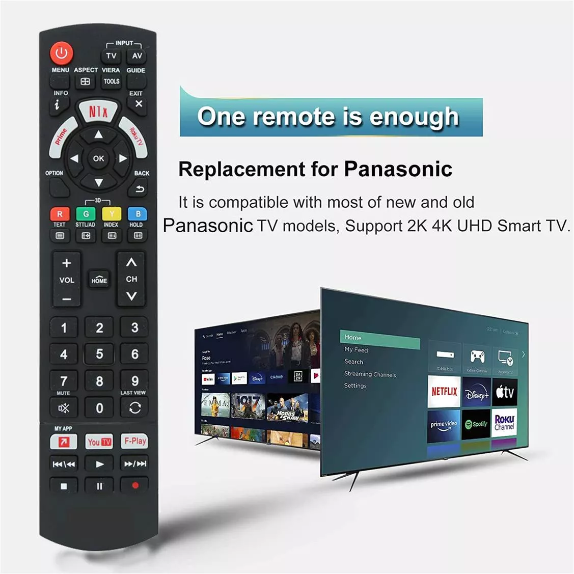 Mando Universal Jollyline Smart TV Panasonic JL1722