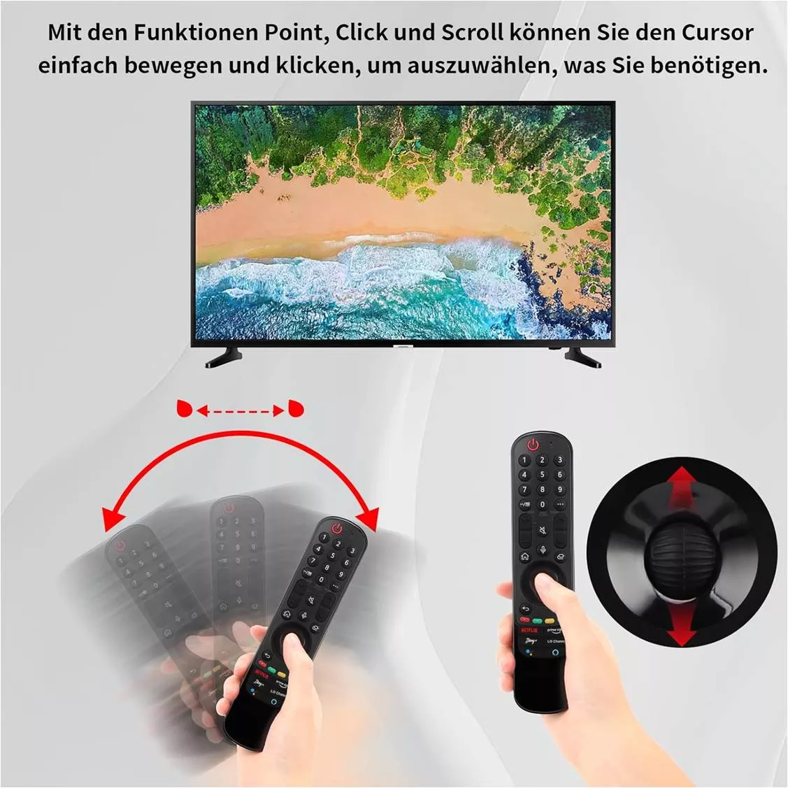 Mando Repuesto LG AN-MR21GA VOZ y Bluetooth AKB76036202