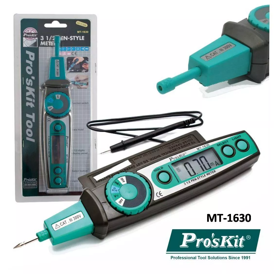 Multimetro digital tipo lapiz Proskit MT-1630