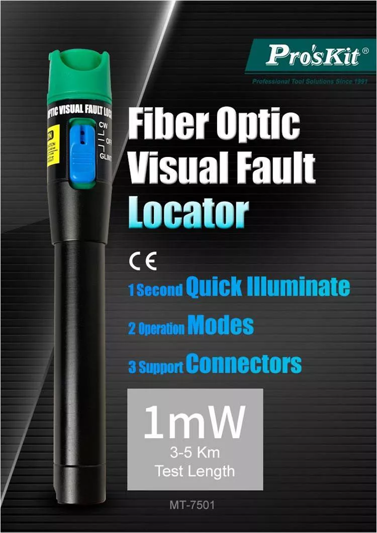 Comprobador de Fibra Optica PROSKIT MT-7501