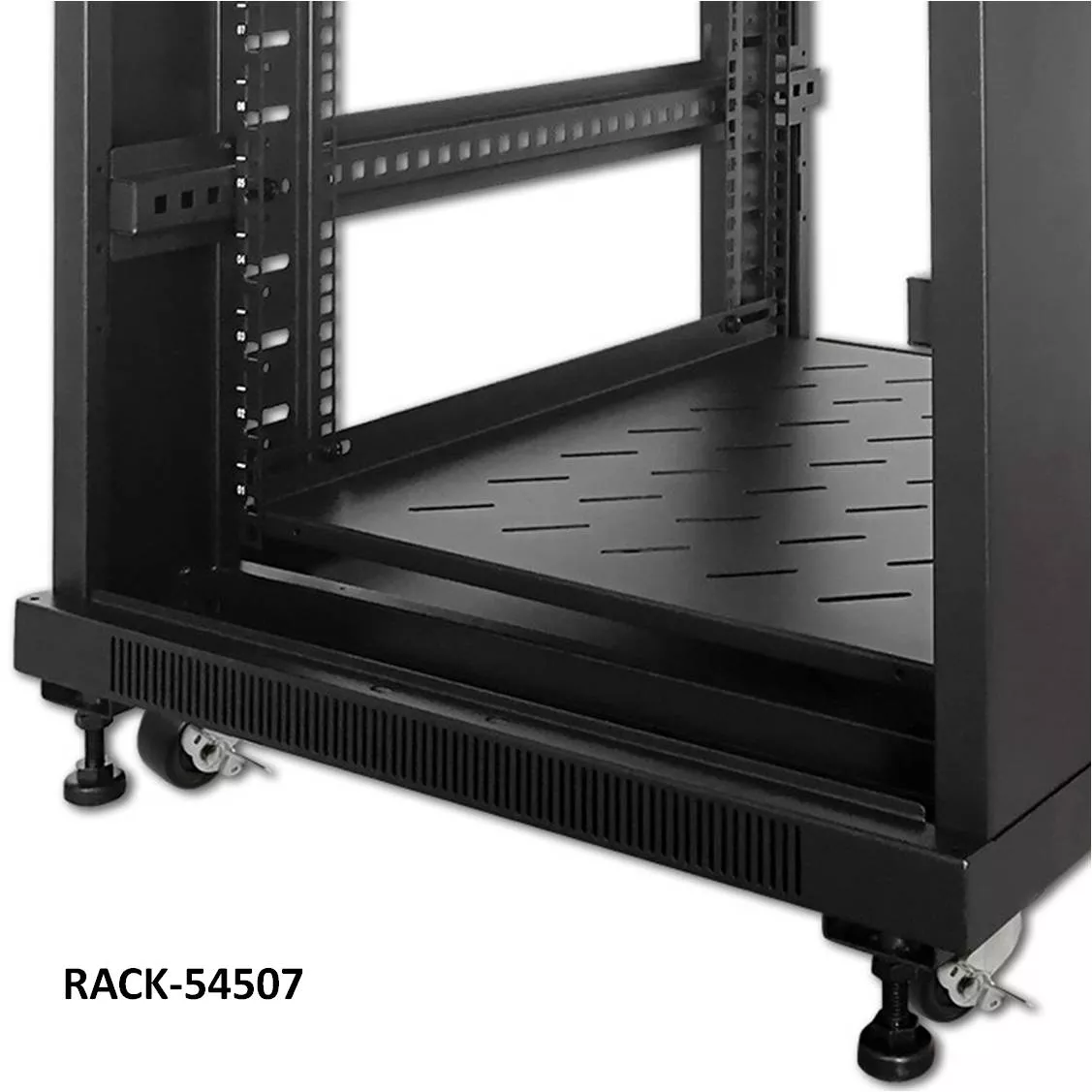 Juego de 4 ruedas para armarios RACKS 19" con freno