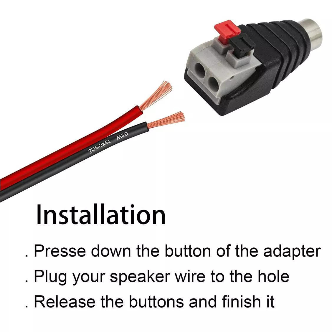 Conector RCA Hembra Rapido