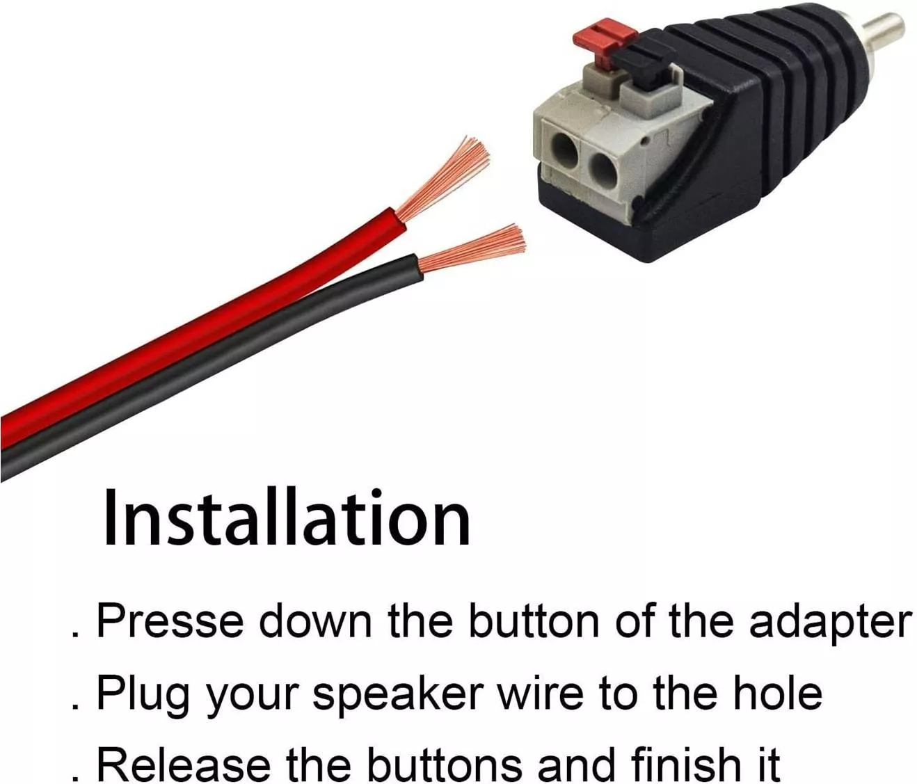 Conector RCA Macho Rapido