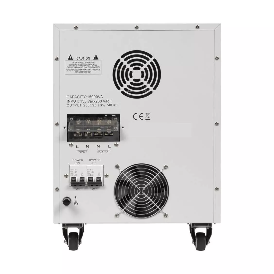 Regulador de tension Automatico 15000VA Servomotor