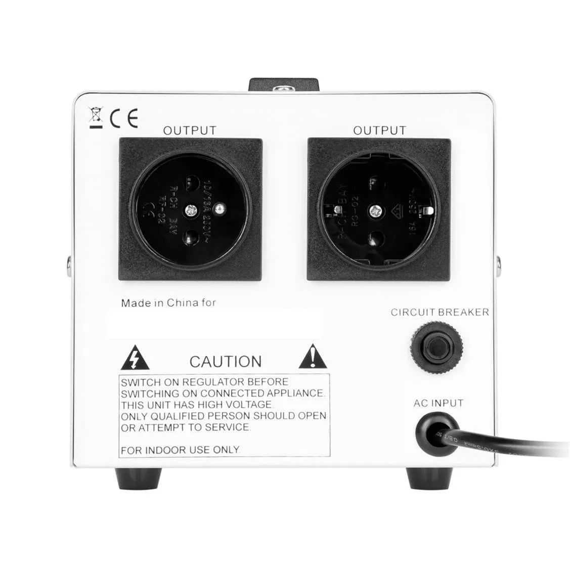 Regulador de tension Automatico 1000VA Servomotor