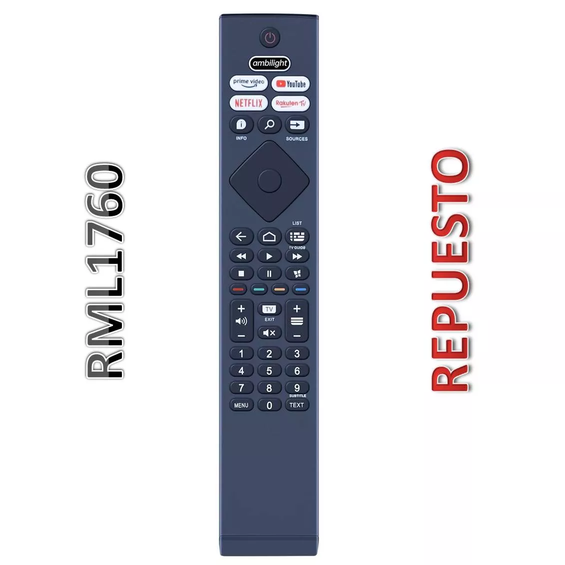 Mando Repuesto Philips RML1760