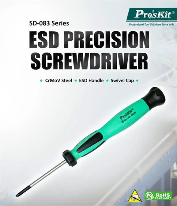 Juego 9 destornilladores de precision Proskit SD-0839