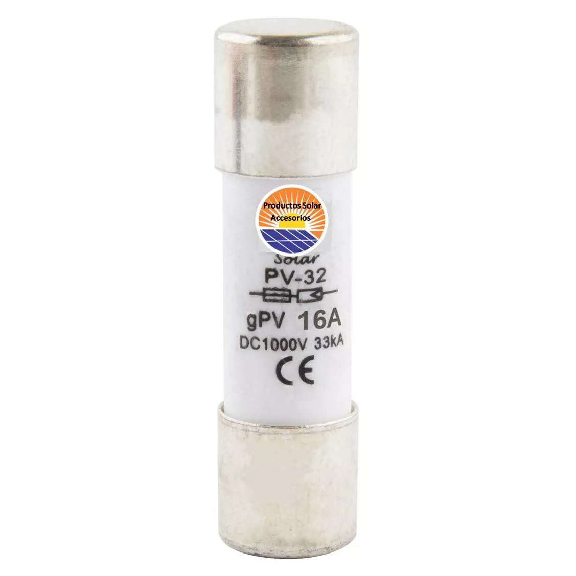 Fusible solar 10x38 DC 16A 1000V 10uds