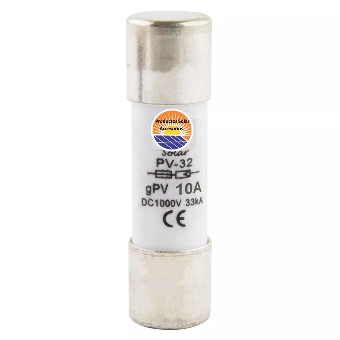 Fusible solar 10x38 DC 32A 1000V 10uds