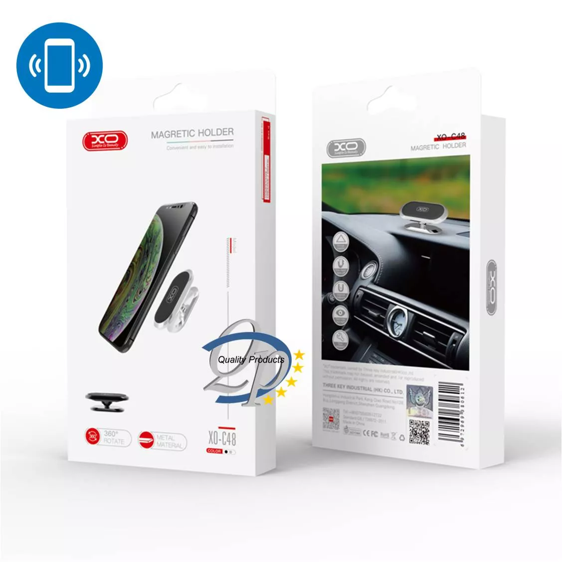 Soporte para Telefonos XO-C48 Magnetico Giratorio
