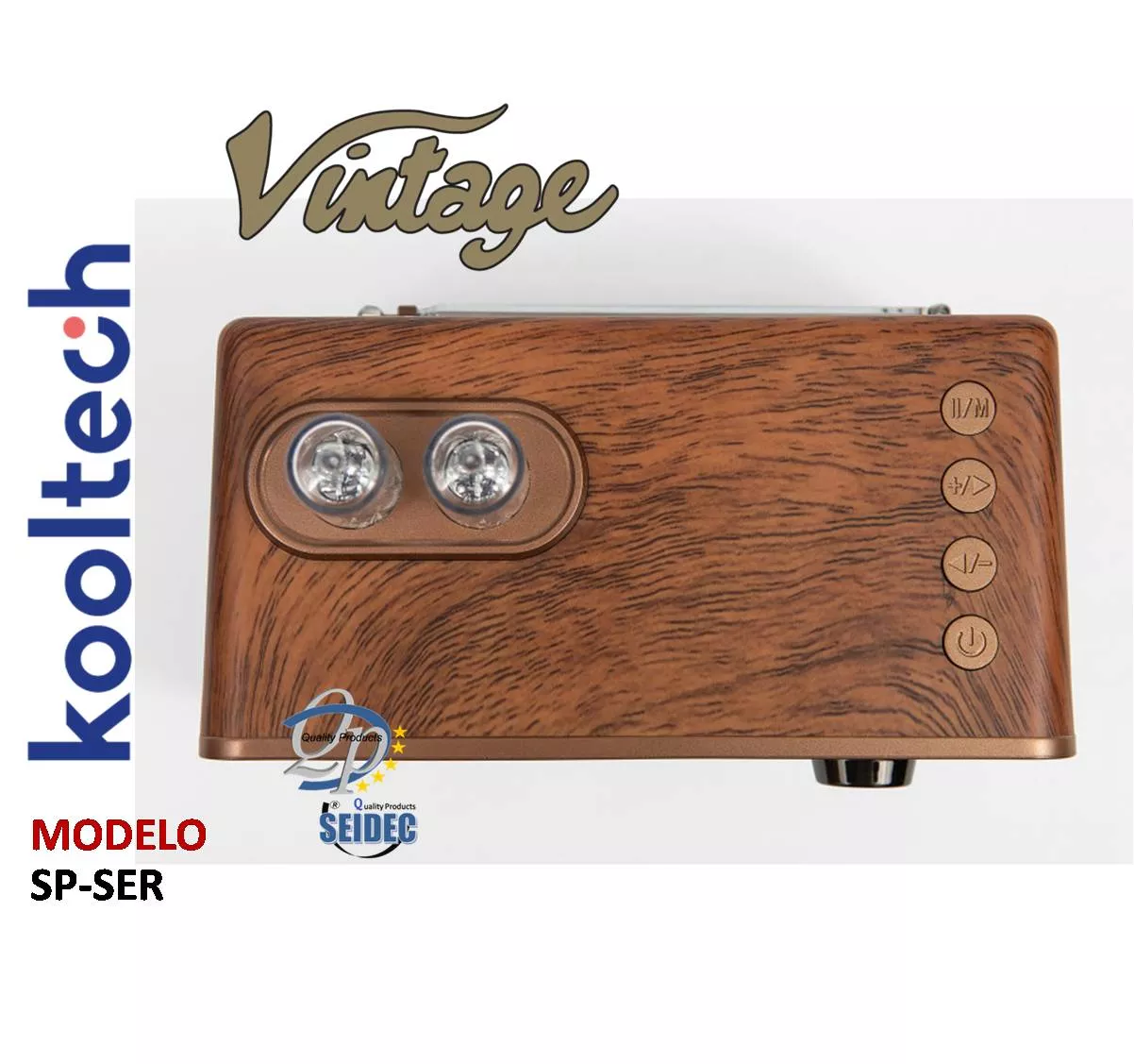 Radio Altavoz Vintage Kooltech Bluetooth SP SER