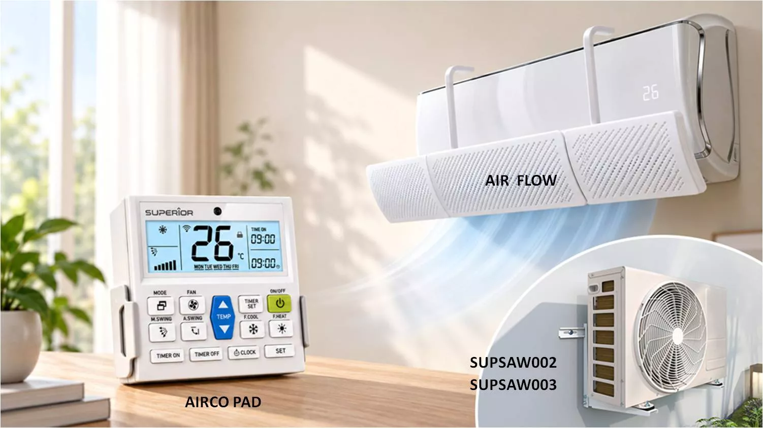 Accesorio para Aire Acondicionado AIR-FLOW SUPCAW001