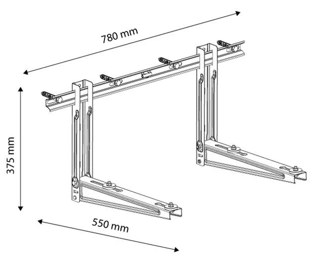 Soporte Aire Acondicionado 200k Superior SUPSAW003