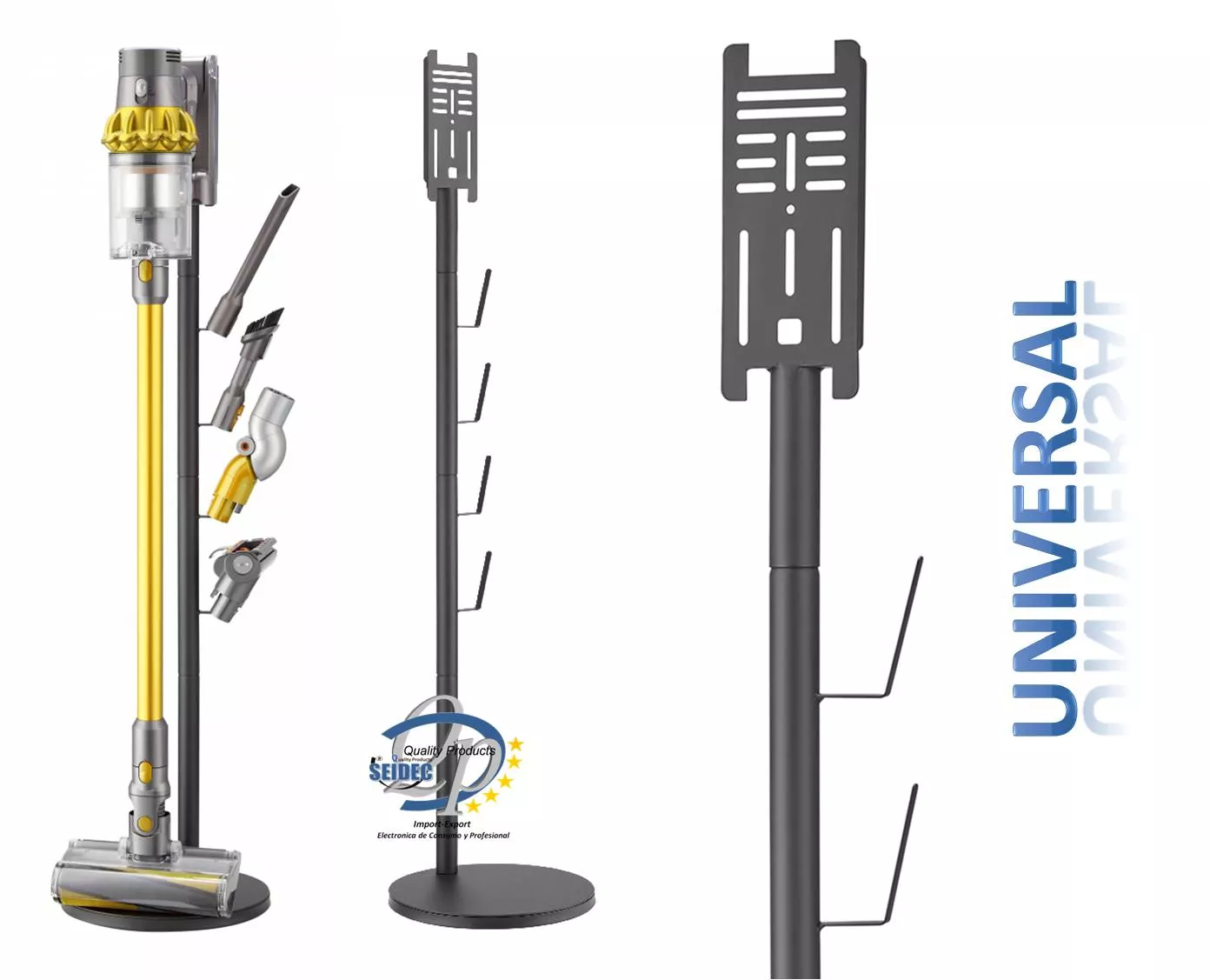 Soporte para Aspiradoras Universal Tipo Escoba SUPSVB001