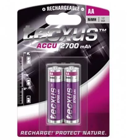 Pila Recargable Tecxus 2700mAh Blister-2