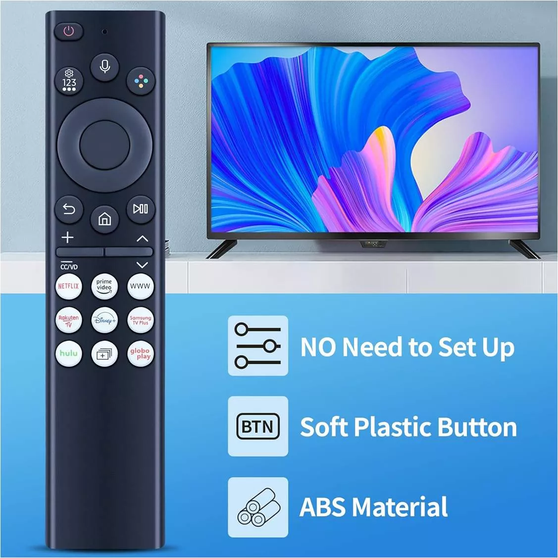 Mando Repuesto Samsung URC01910F VOZ y Bluetooth