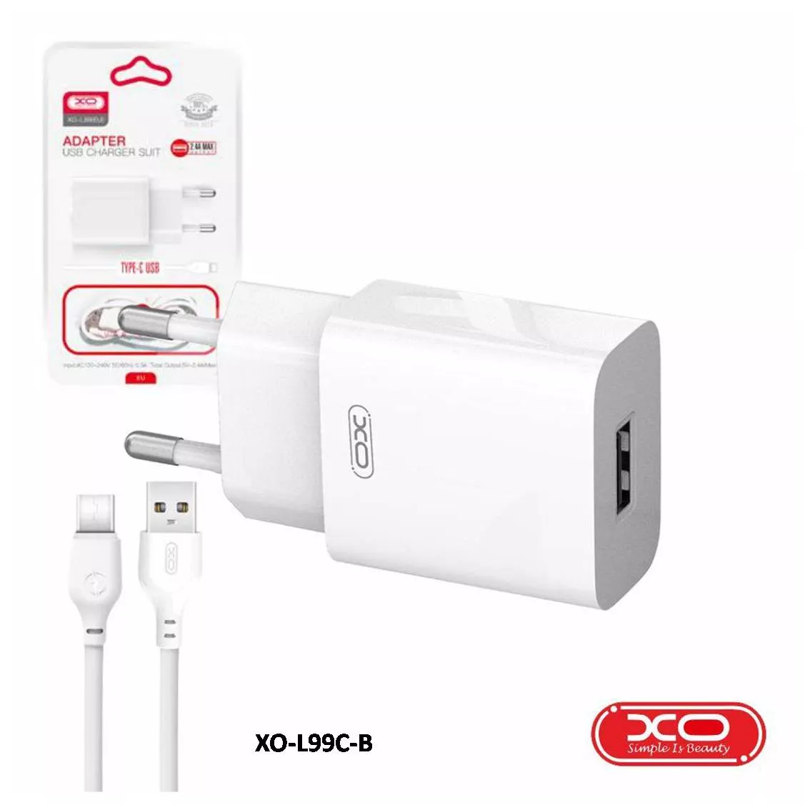 Cargador de Red XO-L99 con cable C